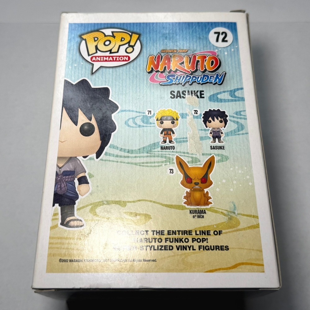 Funko Pop! Animation Naruto Shippuden #72 Sasuke vinyl Figure - Picture 4 of 5